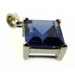 Siberian Sapphire Quartz Sterling Silver Pendant 03